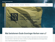 Tablet Screenshot of groningerkerken.nl